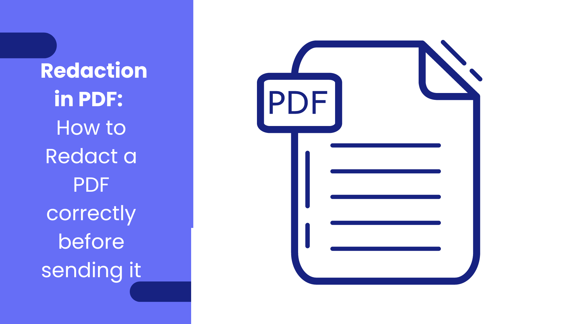 Redaction in PDF How to Redact in PDF correctly before sending it